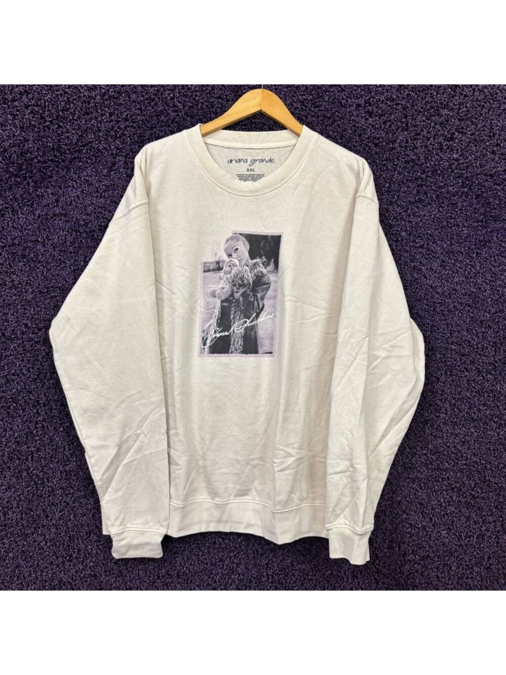 Ariana Grande Eternal Sunshine Teddy Crewneck Sweater XXL